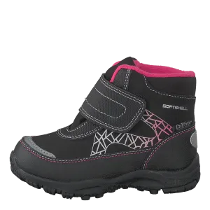 430-2962 Waterproof Warm Lined Black/fuchsia