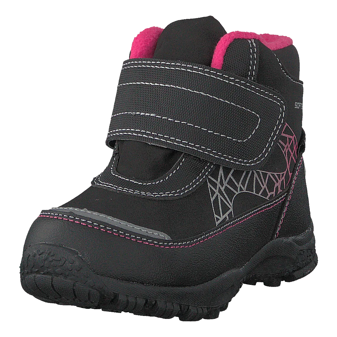 430-2962 Waterproof Warm Lined Black/fuchsia