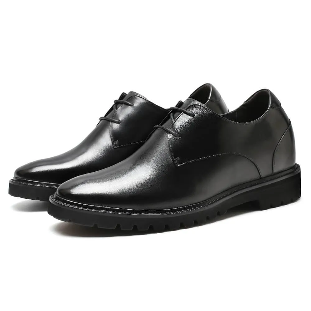 9 CM / 3.54 Inches Taller - CMR CHAMARIPA Elevator Shoes Derby Business Shoes