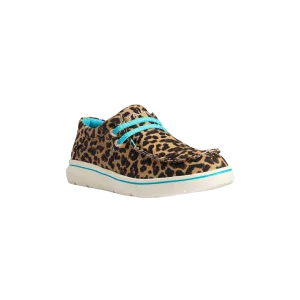 Ariat Kid's Hilo Sparkle Brown Leopard Casual Shoes