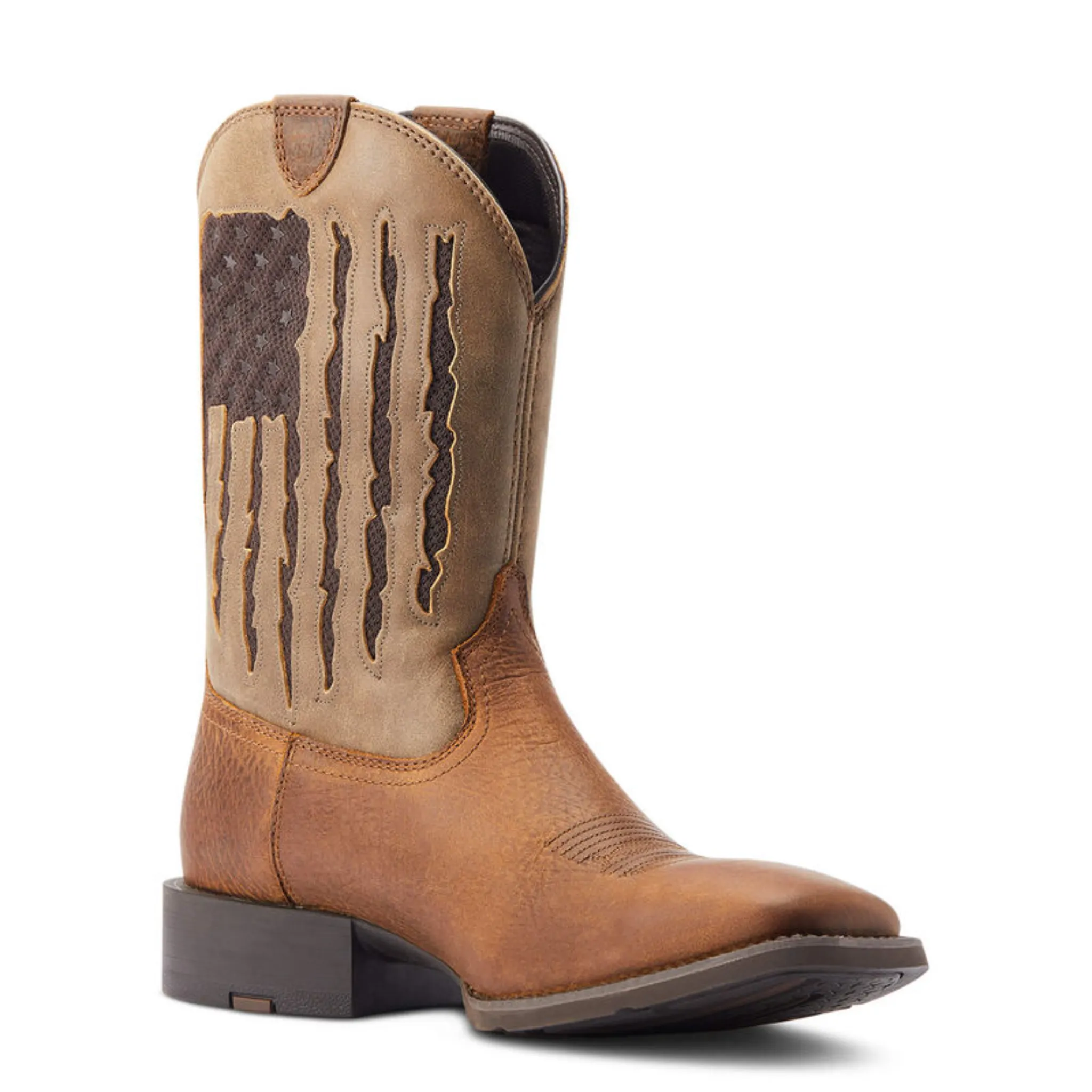 ARIAT MEN'S SPORT MY COUNTRY VENTTEK WESTERN BOOTS- 10044564