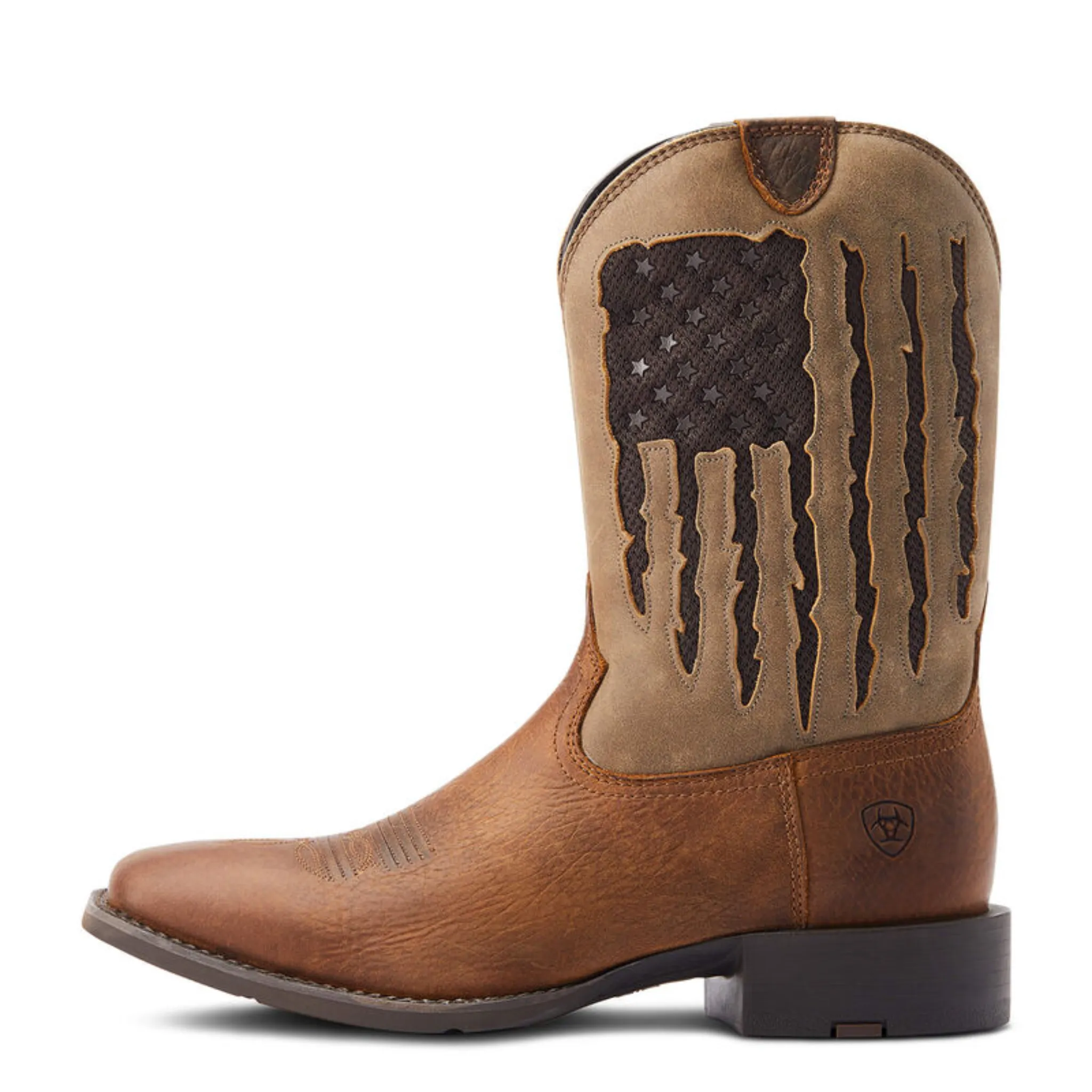 ARIAT MEN'S SPORT MY COUNTRY VENTTEK WESTERN BOOTS- 10044564