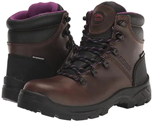 Avenger Work Boots Women's Medium Construction Boot, Brown, 10