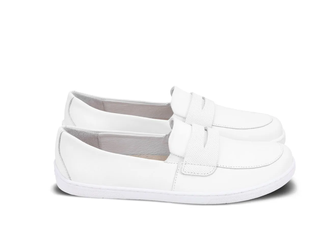 Barefoot Moccasins Be Lenka Buena - All White CLEARANCE