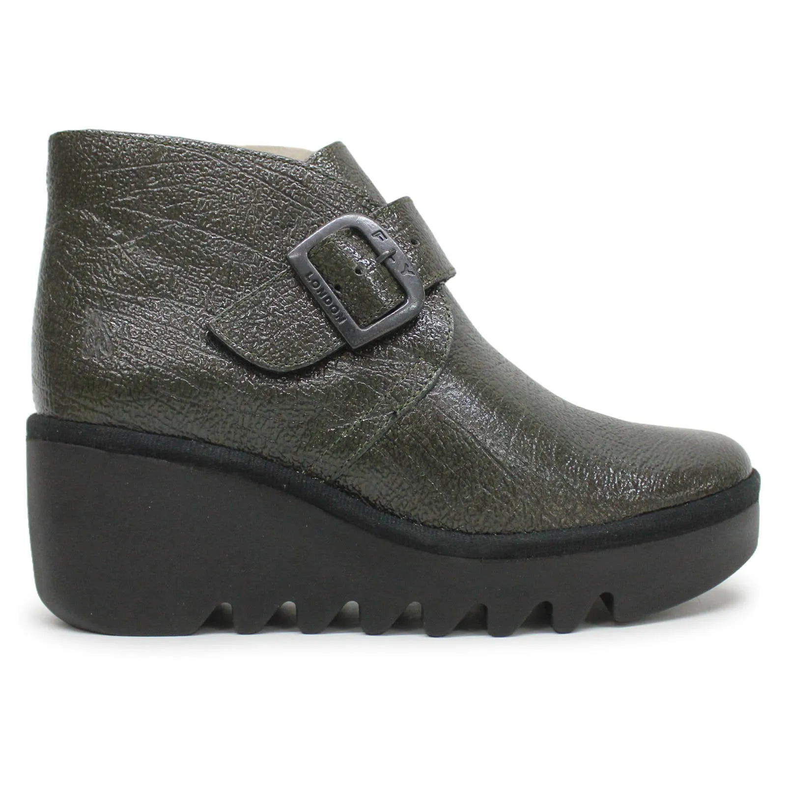 BIRT397FLY Rock Leather Women's Ankle Boots