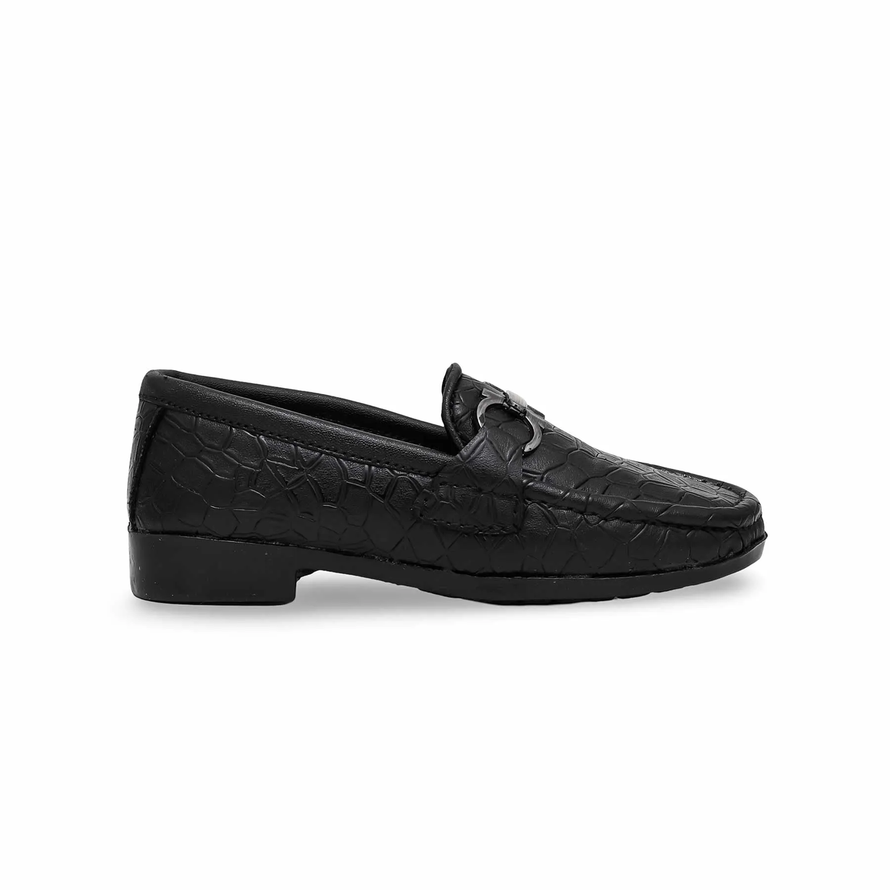 Boys Black Formal Shoes KD2202