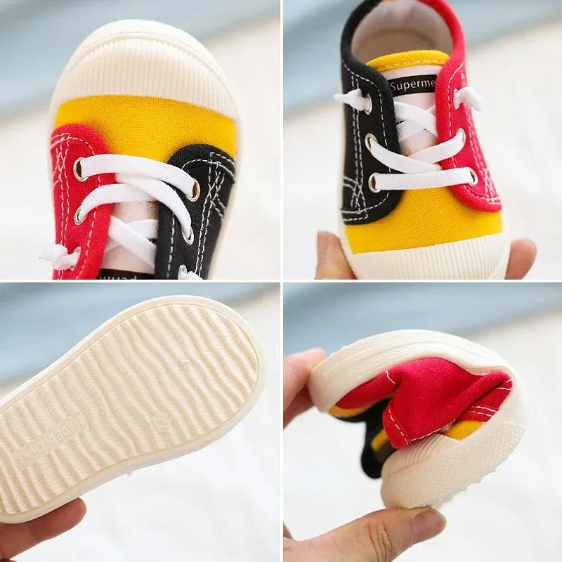 Boys Girls Unisex Children Toddler Casual Shoes AS0146 Canvas Sneakers