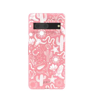 Bubblegum Pink Coastal Rodeo Google Pixel 7 Case