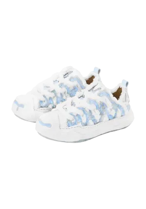 Canvas Cream Shoes - Ice Blue