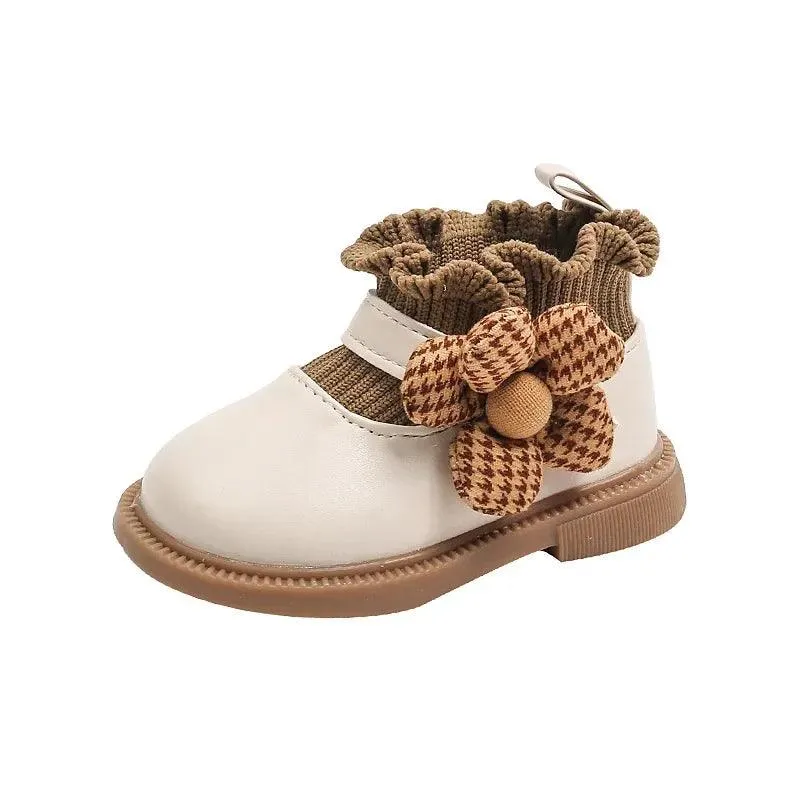 Children's Casual Shoes - Toddler Sweet Flower Girls' Flats - TSS215