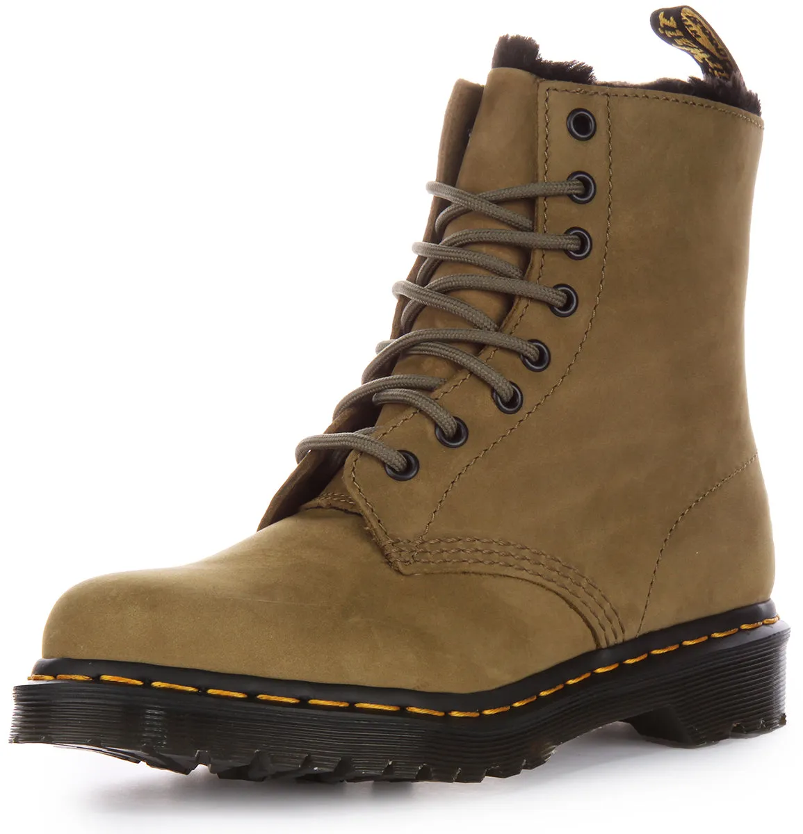 Dr Martens 1460 Serena In Olivegreen