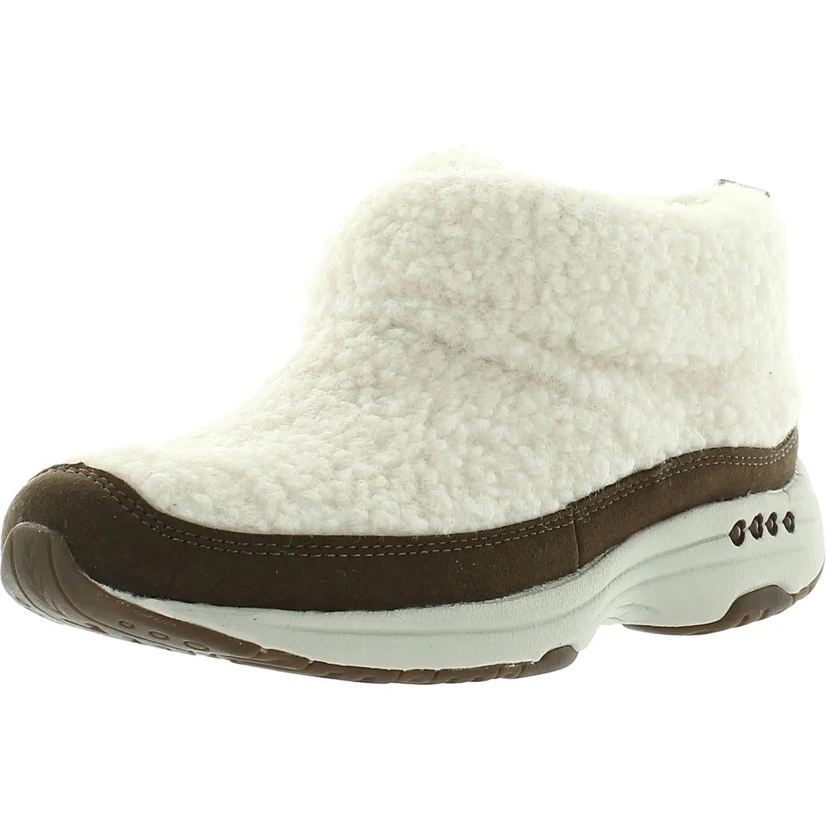 Easy Spirit Womens Trippin Faux Fur Cozy Ankle Boots