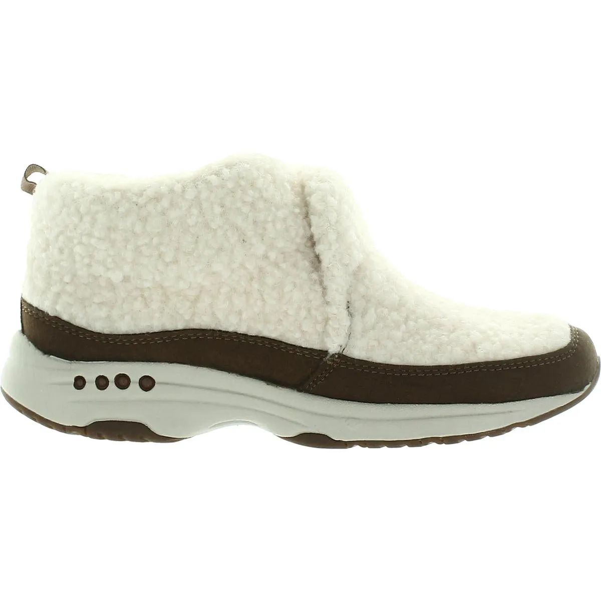 Easy Spirit Womens Trippin Faux Fur Cozy Ankle Boots