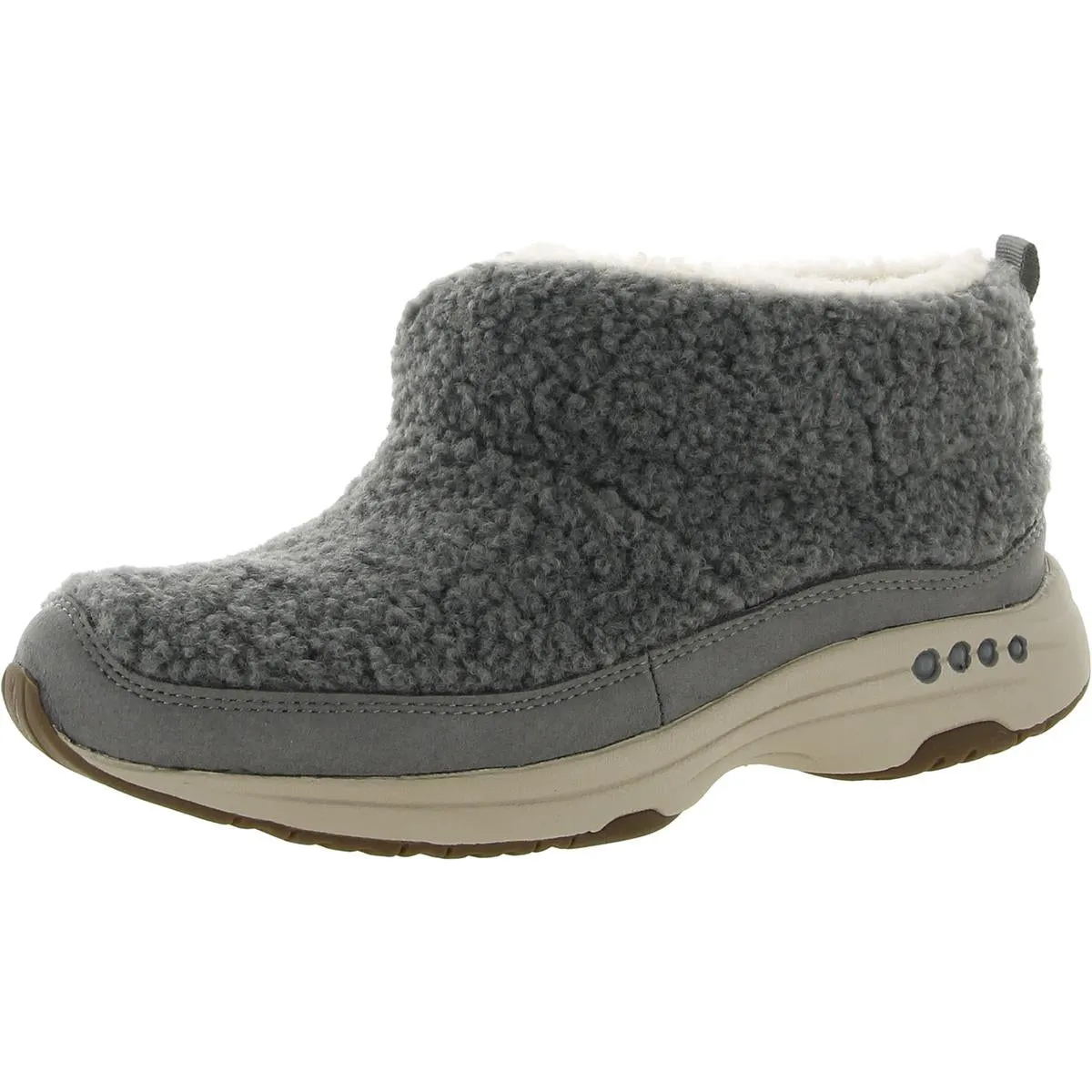 Easy Spirit Womens Trippin Faux Fur Cozy Ankle Boots