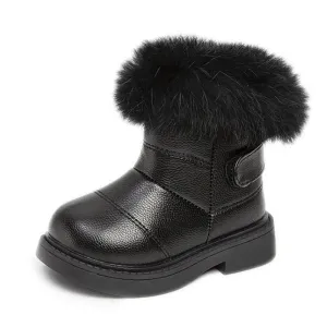 Fur Leather Boots