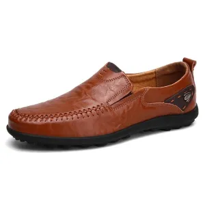 High Quality Genuine Leather Shoes Men Casual Moccasins