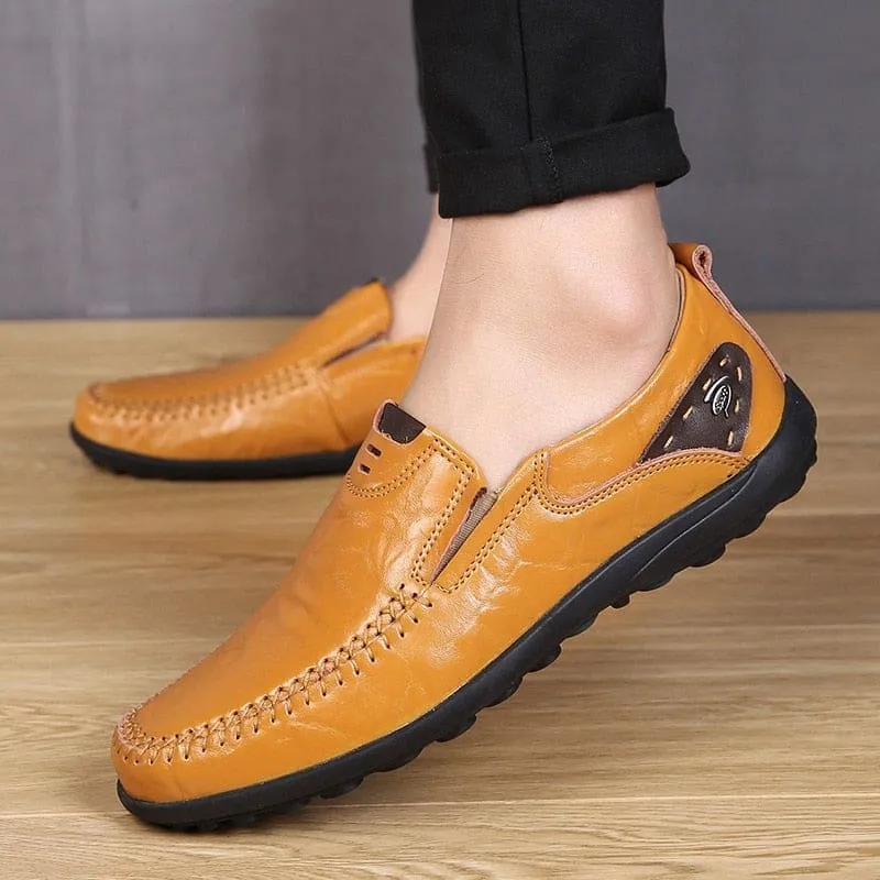 High Quality Genuine Leather Shoes Men Casual Moccasins