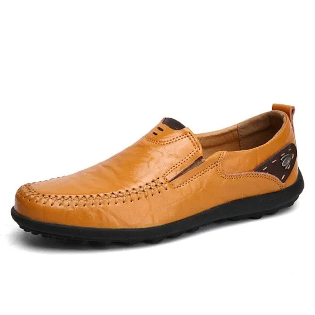 High Quality Genuine Leather Shoes Men Casual Moccasins