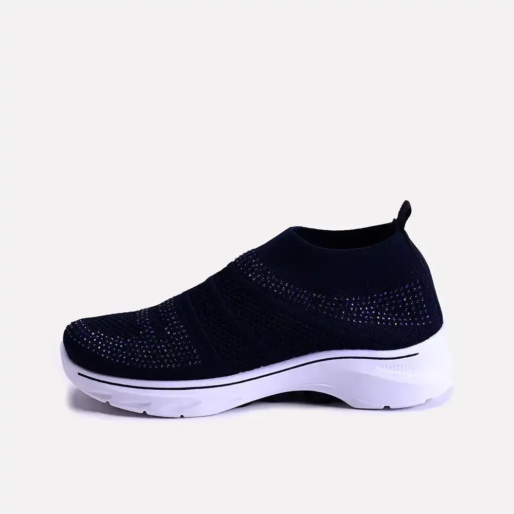 Julia Blue Slip On Sneakers 0440664