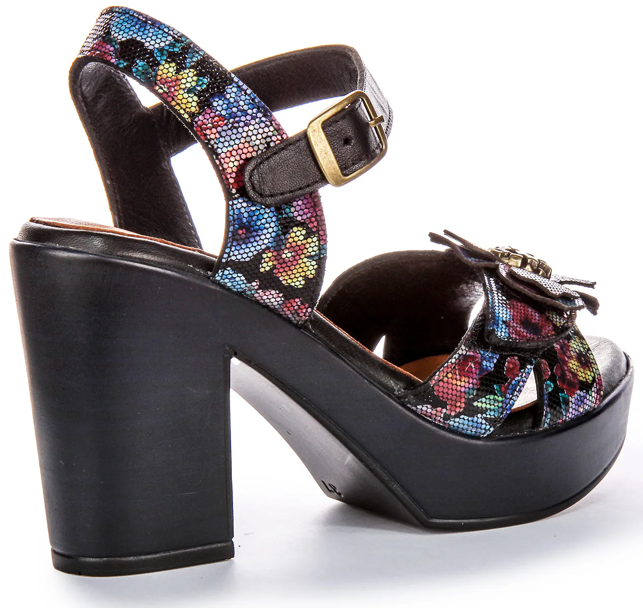 Justinreess England Sunny In Black Flower For Women