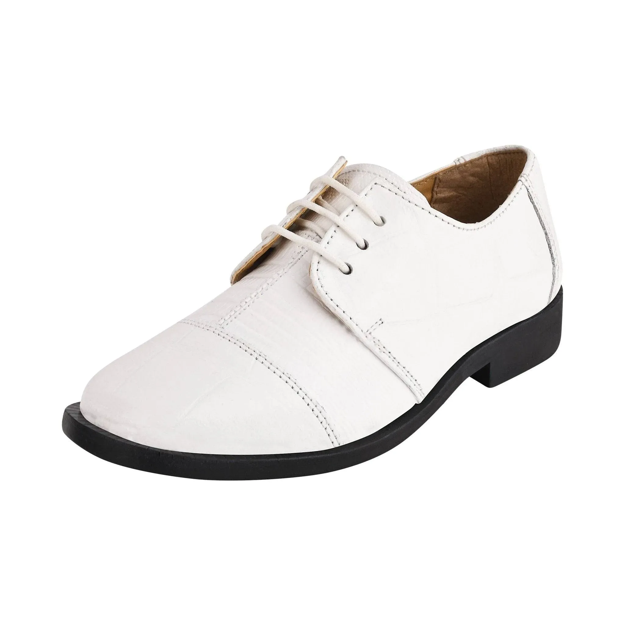 Kids Leather Oxford Dress Shoes