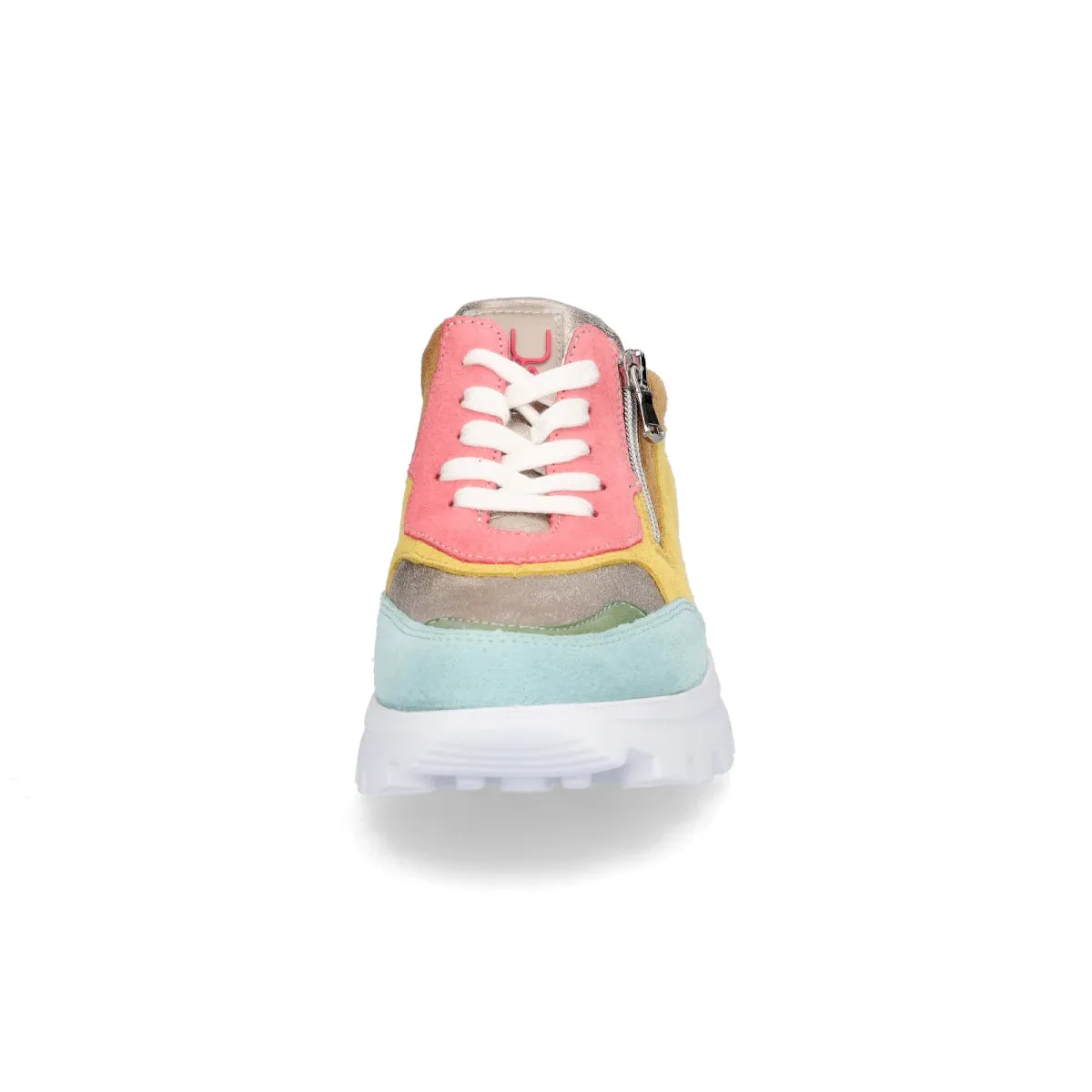 Ladies Waldlaufer Trainers Pink Multi H Fit Ajala 993004 908 129