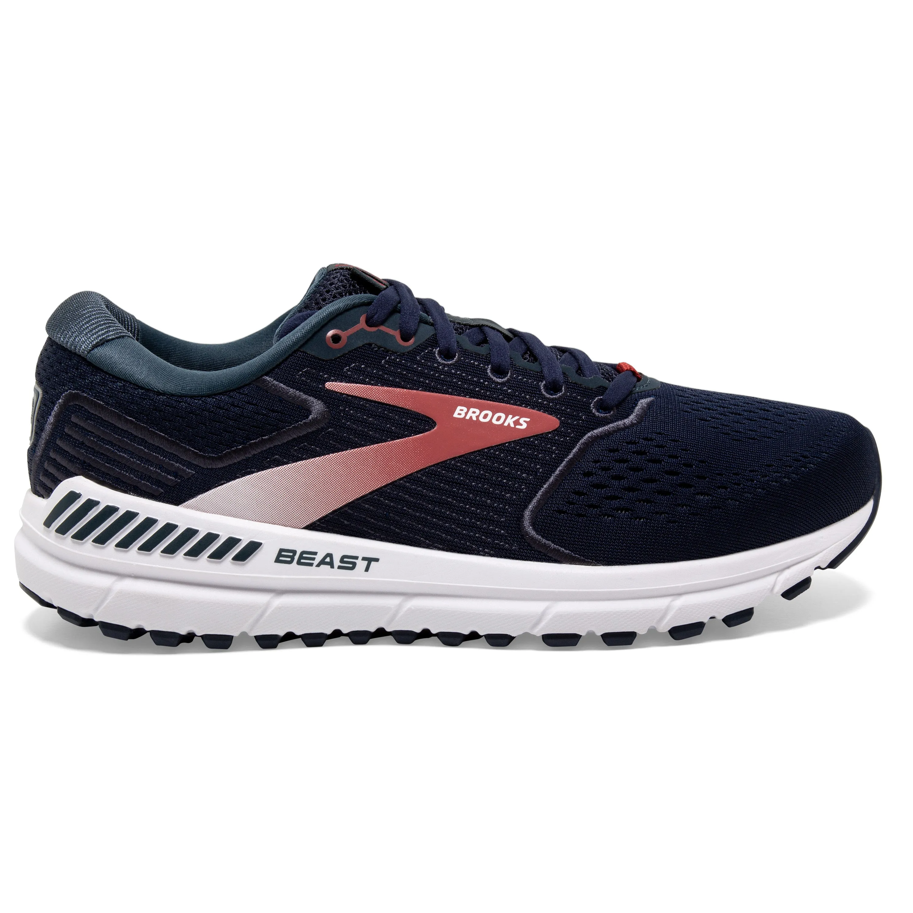 Men's Brooks Beast '20 Color: Peacoat/Midnight/Red