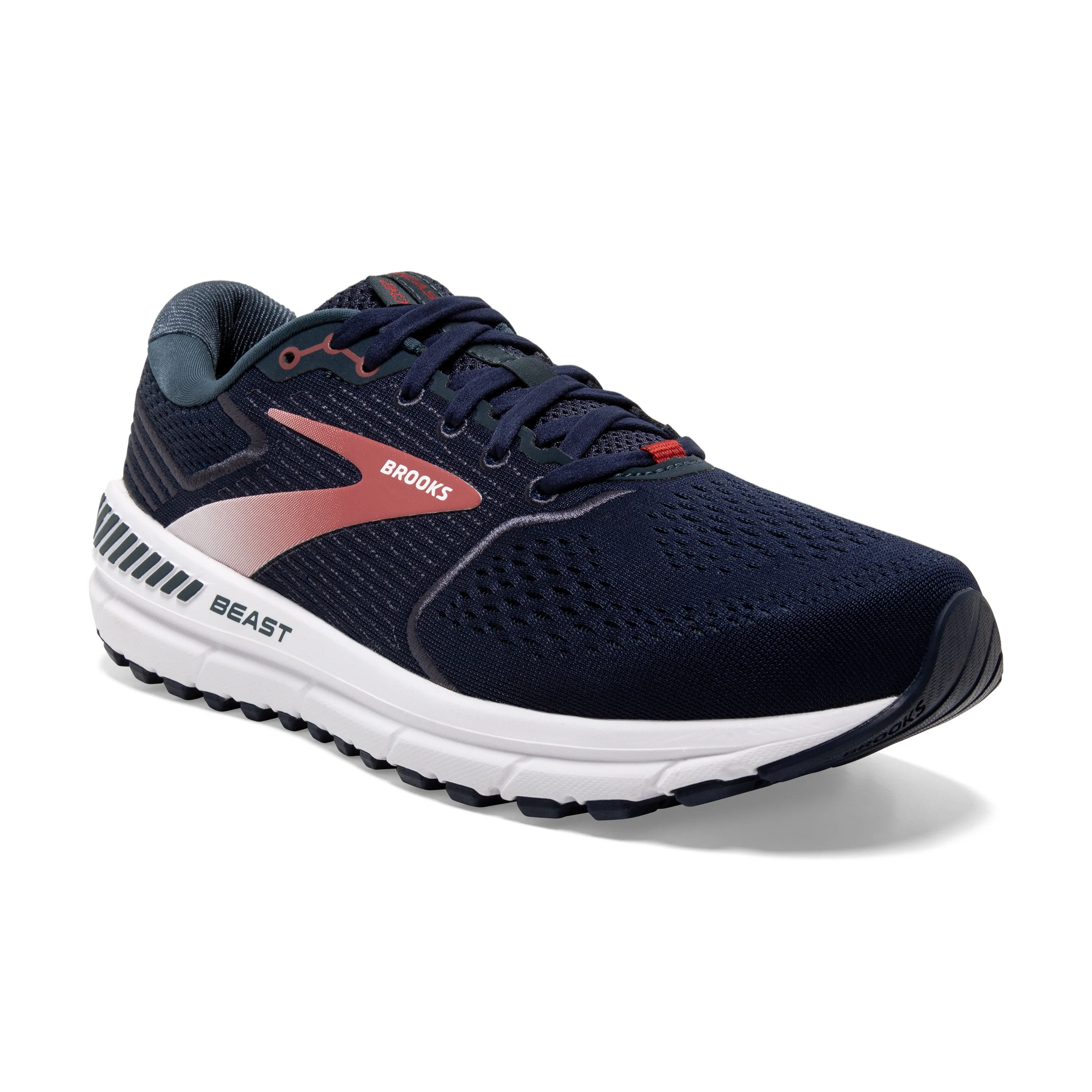 Men's Brooks Beast '20 Color: Peacoat/Midnight/Red