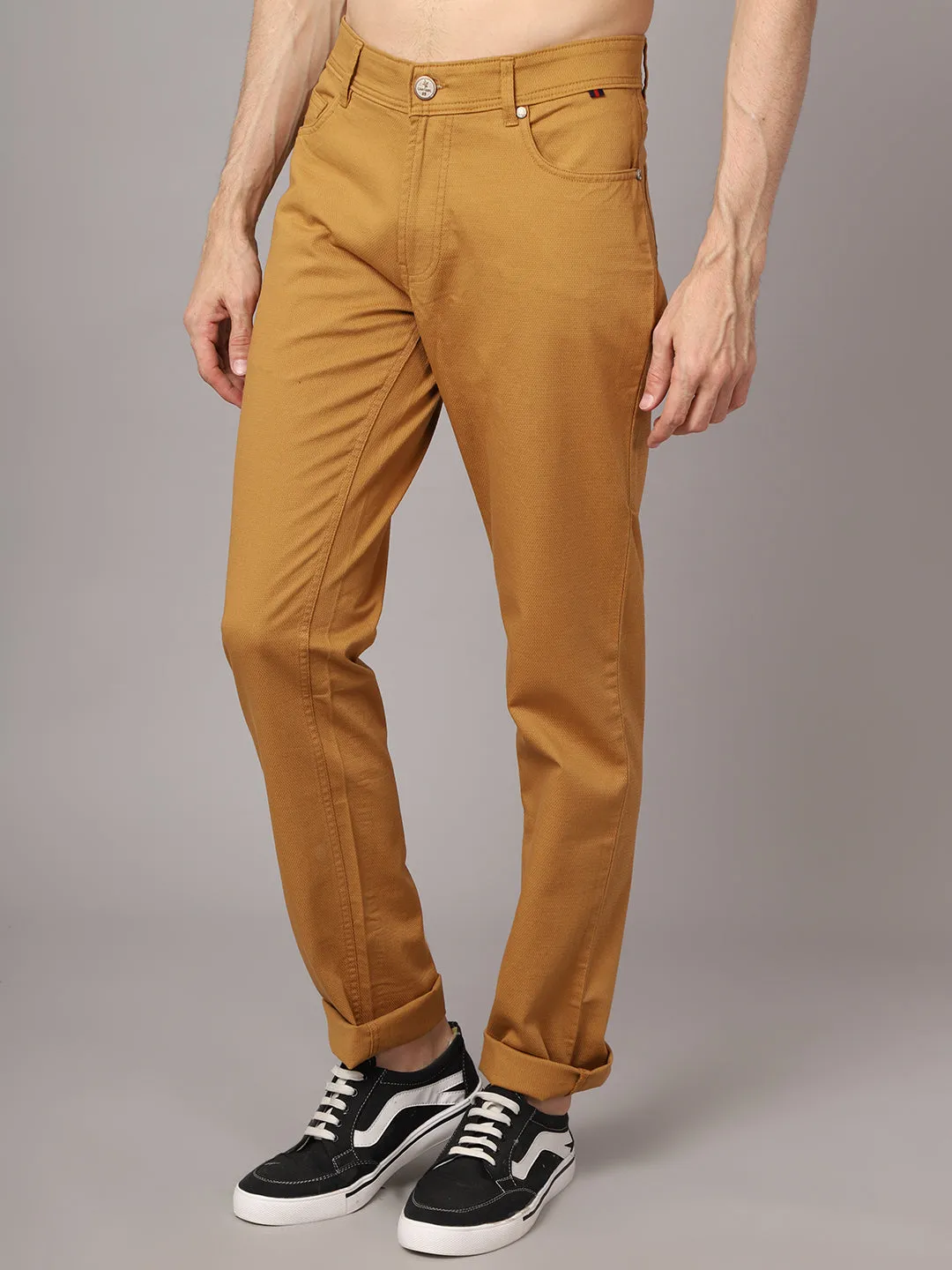 Mens Khaki Trouser