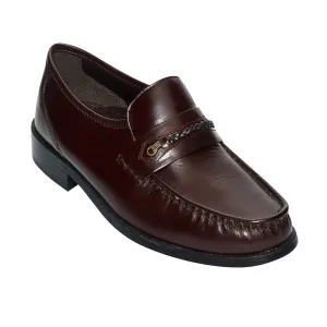 Mens Leather Formal Casual Shoes- Bartan-2_Burgundy