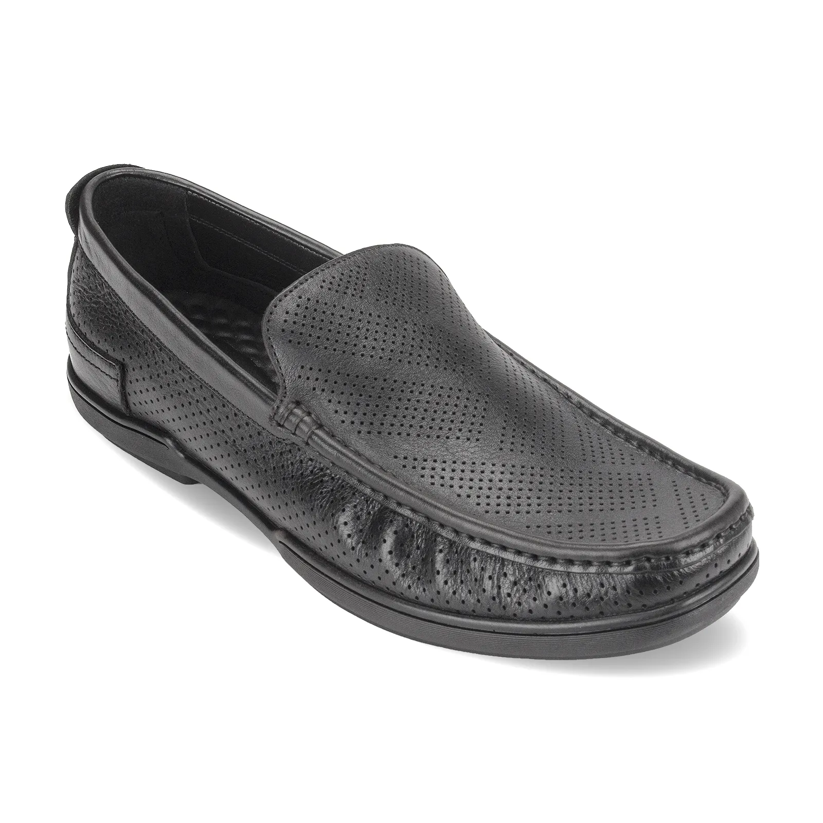 Men's Mono-tone Leather Slip-on Loafer