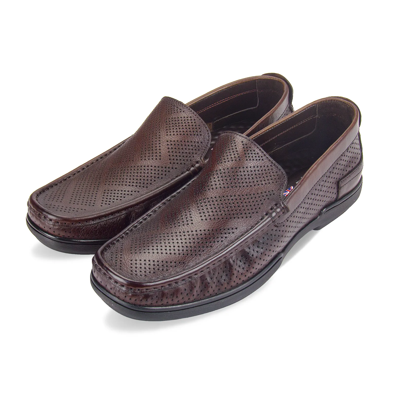 Men's Mono-tone Leather Slip-on Loafer