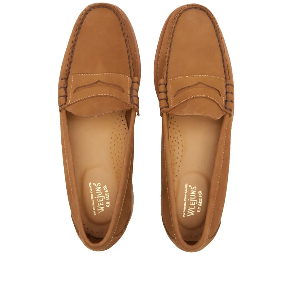 Moccasins Bass Weejuns Penny Nubuck Loafer