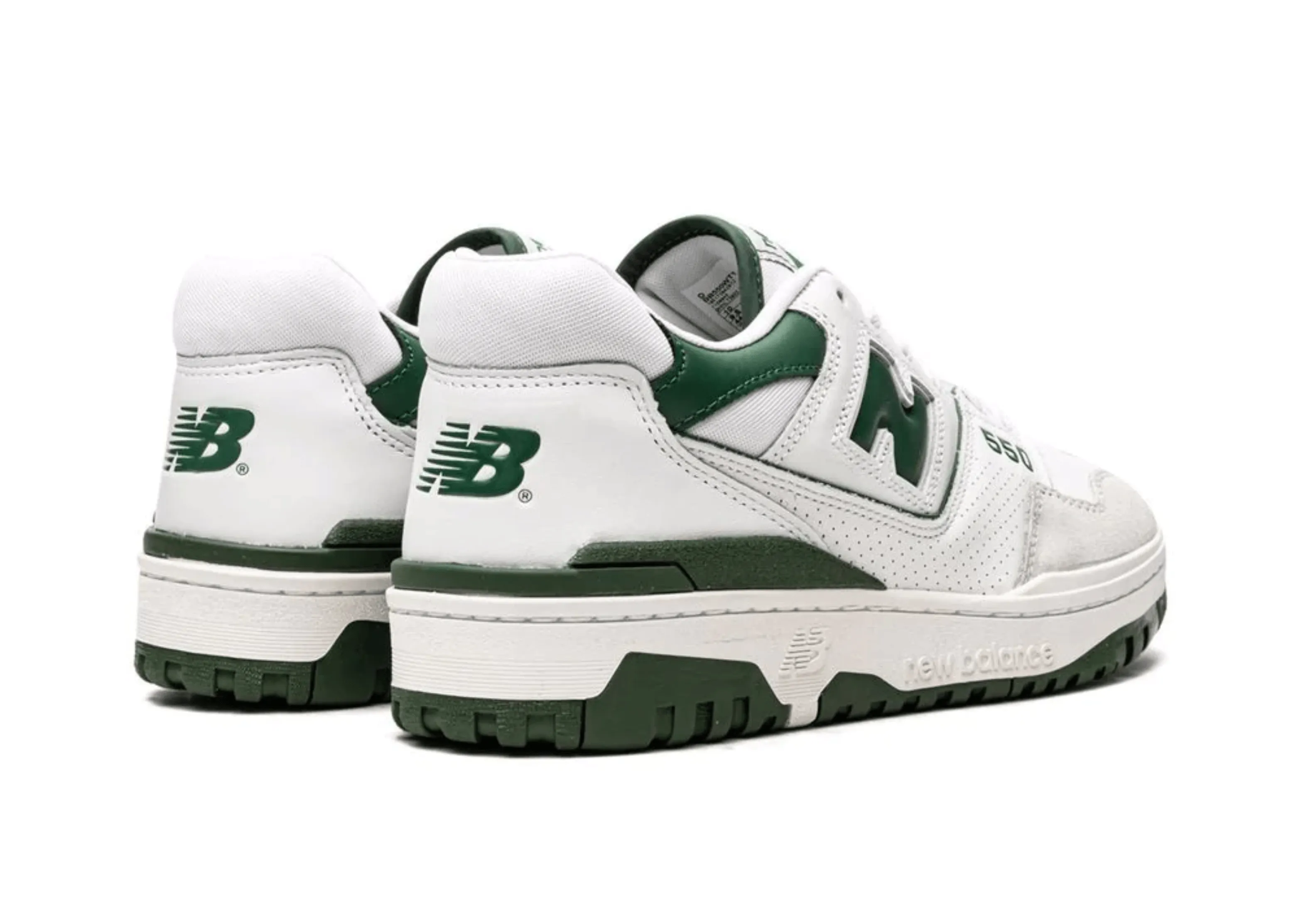 New Balance 550 White Forest Green