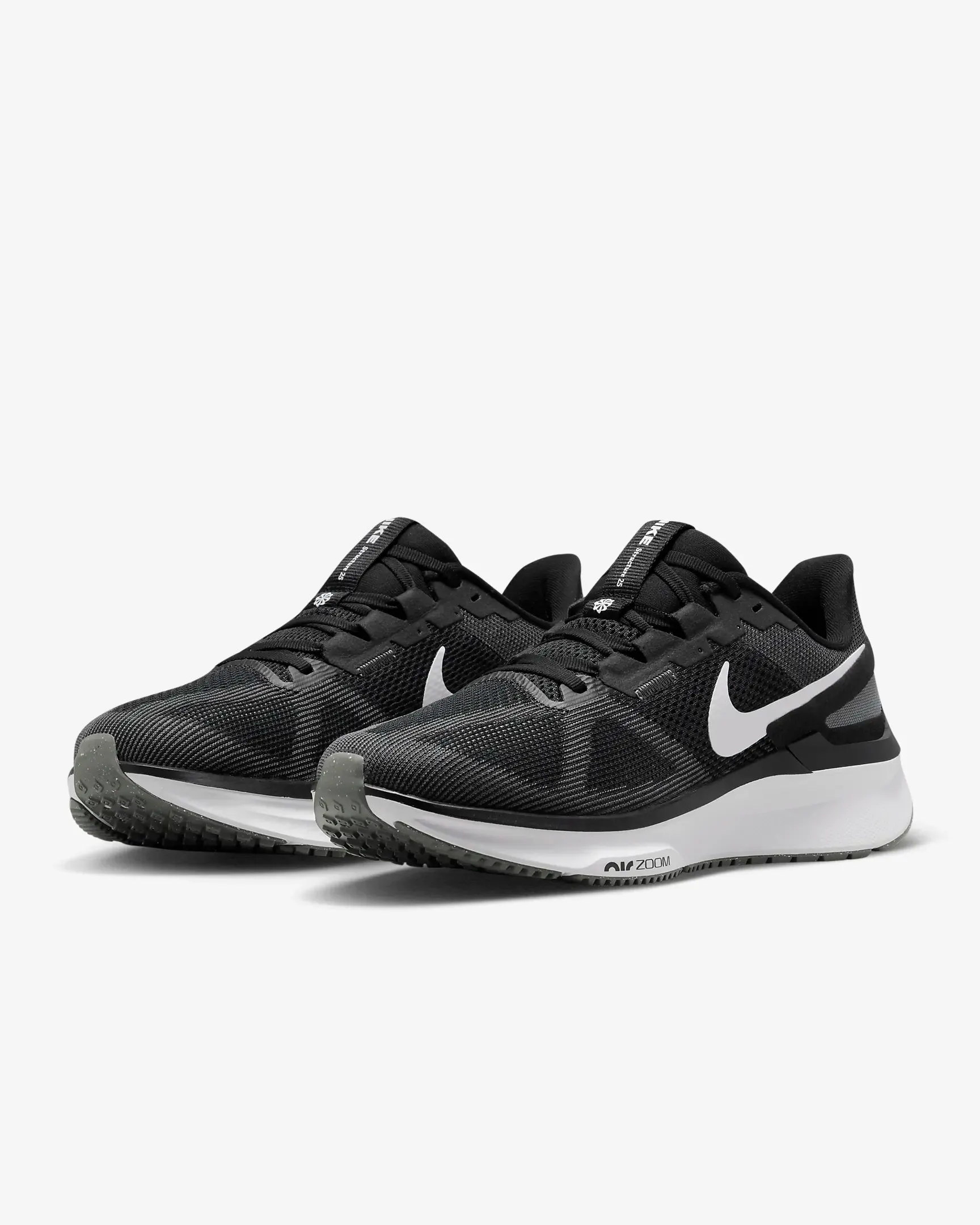 Nike Structure 25 Black White Grey WIDE Men's