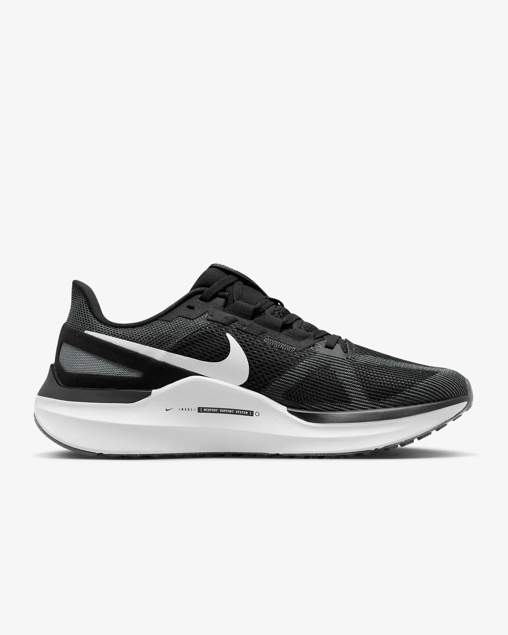 Nike Structure 25 Black White Grey WIDE Men's