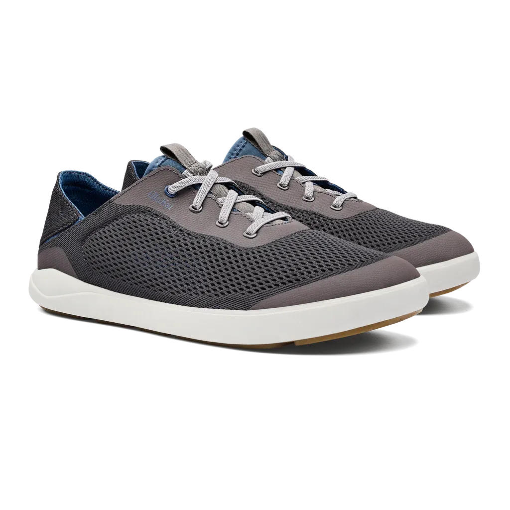 Olukai Men's Moku Pae Casual Shoe - Pavement/Vintage Blue 10472-PVVN