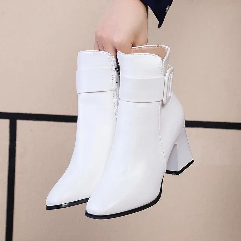 Pointed Women Ankle Boots