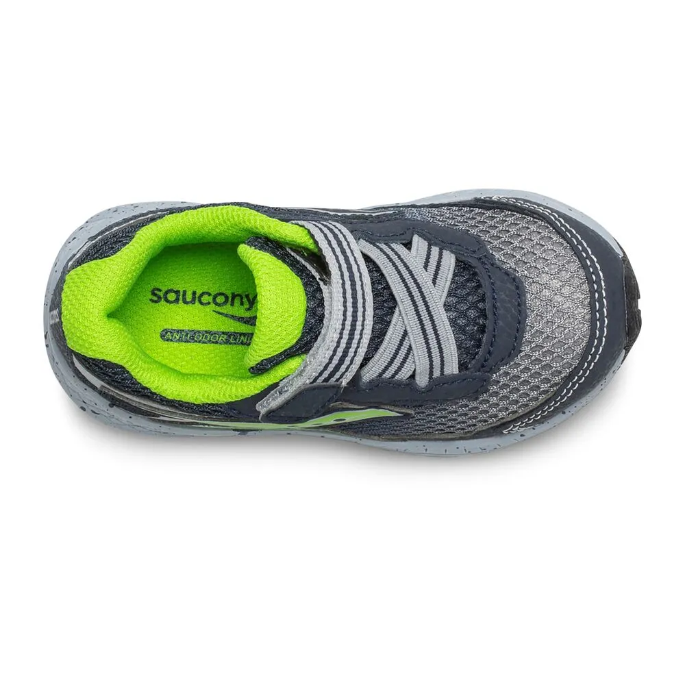 Saucony Navy/Green Ride 10 Baby/Toddler Sneaker