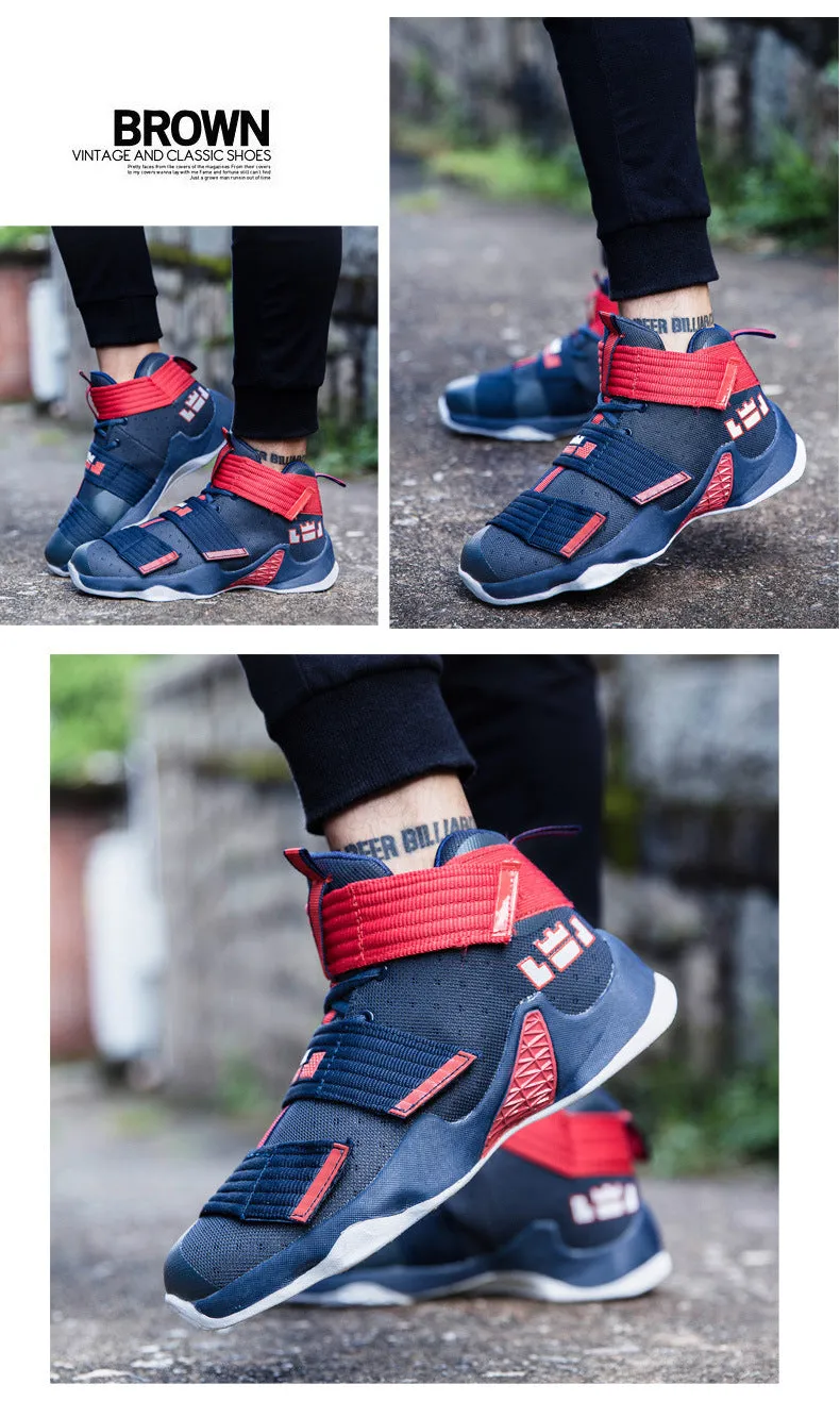 Spring new fashion shock absorption casual basketball shoes - Men's Shoes