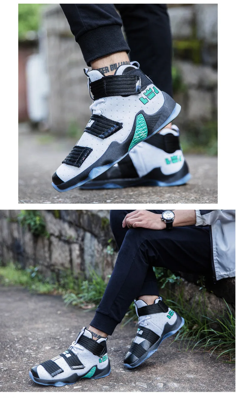 Spring new fashion shock absorption casual basketball shoes - Men's Shoes