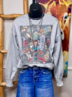 The Can’t Have Enough Boots Rodeo Sweatshirt