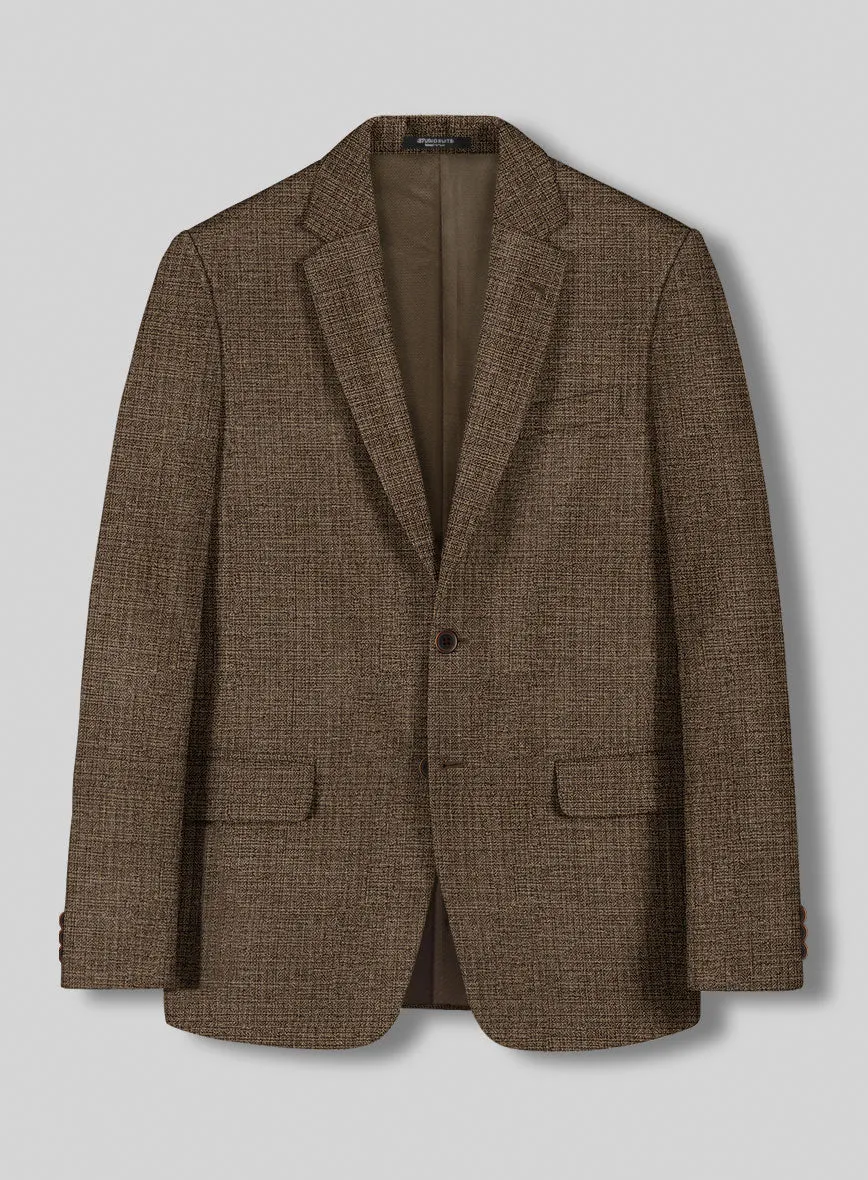 Vintage Glasgow Brown Tweed Suit