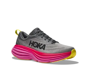 Women's Hoka Bondi 8 Color: Castlerock / Strawberry