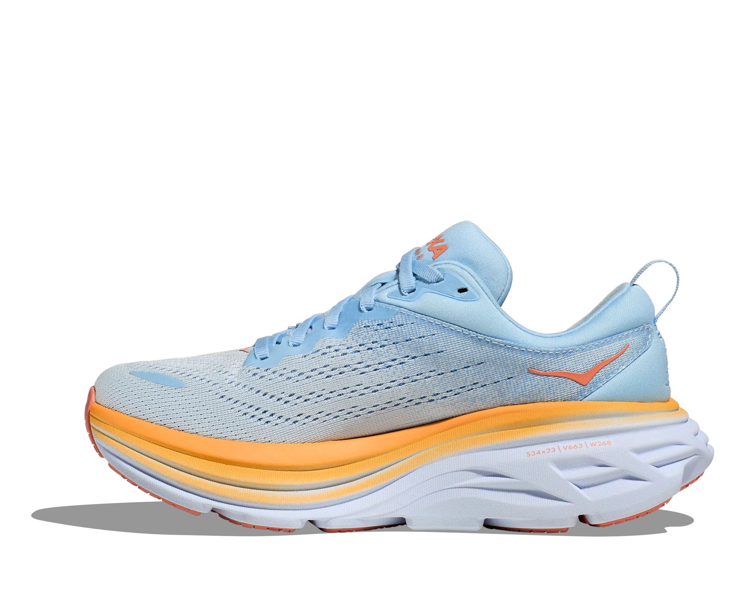 Women's Hoka Bondi 8 Color: Summer Song / Country Air