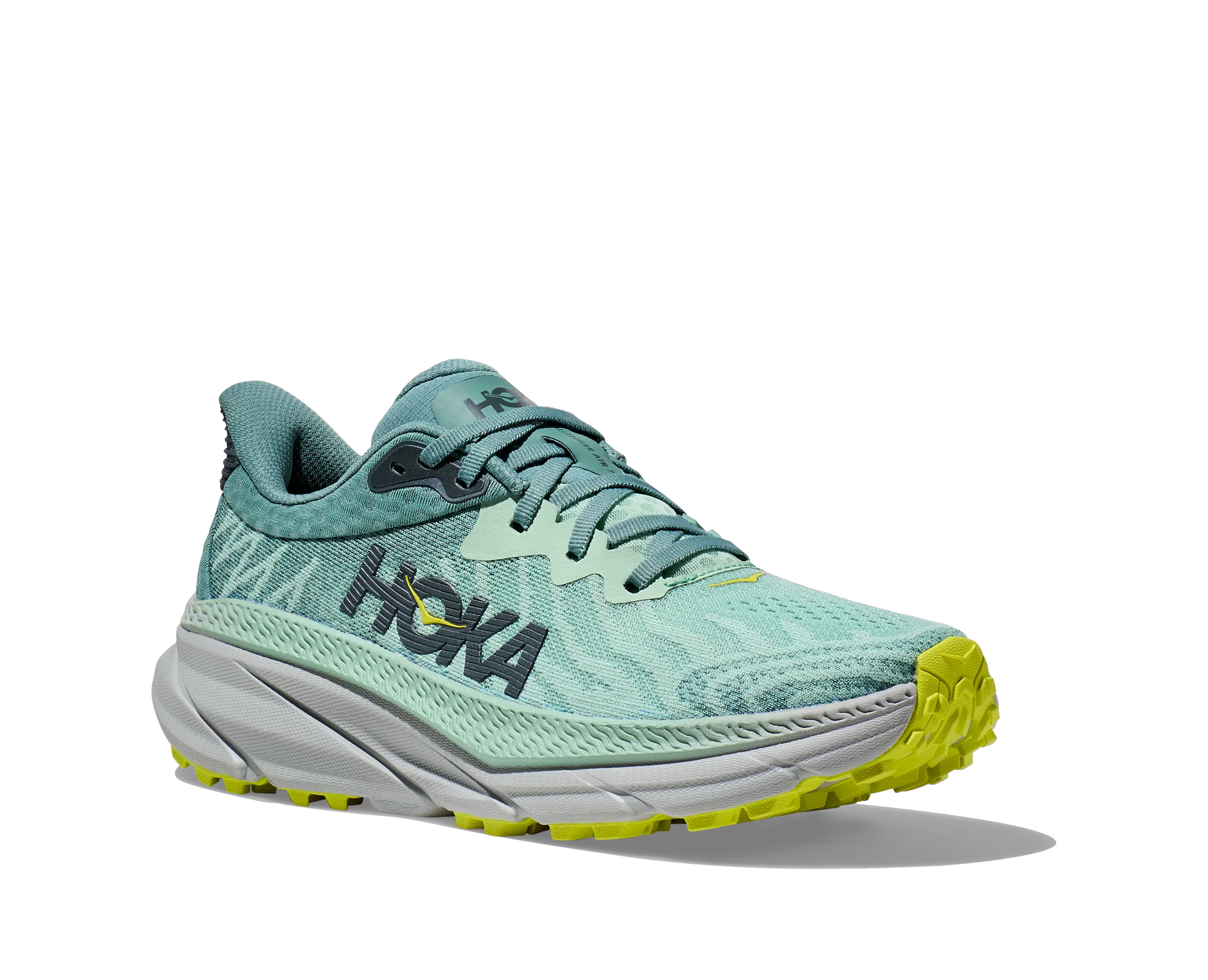 Women's Hoka Challenger 7 Color: Mist Green/Trellis