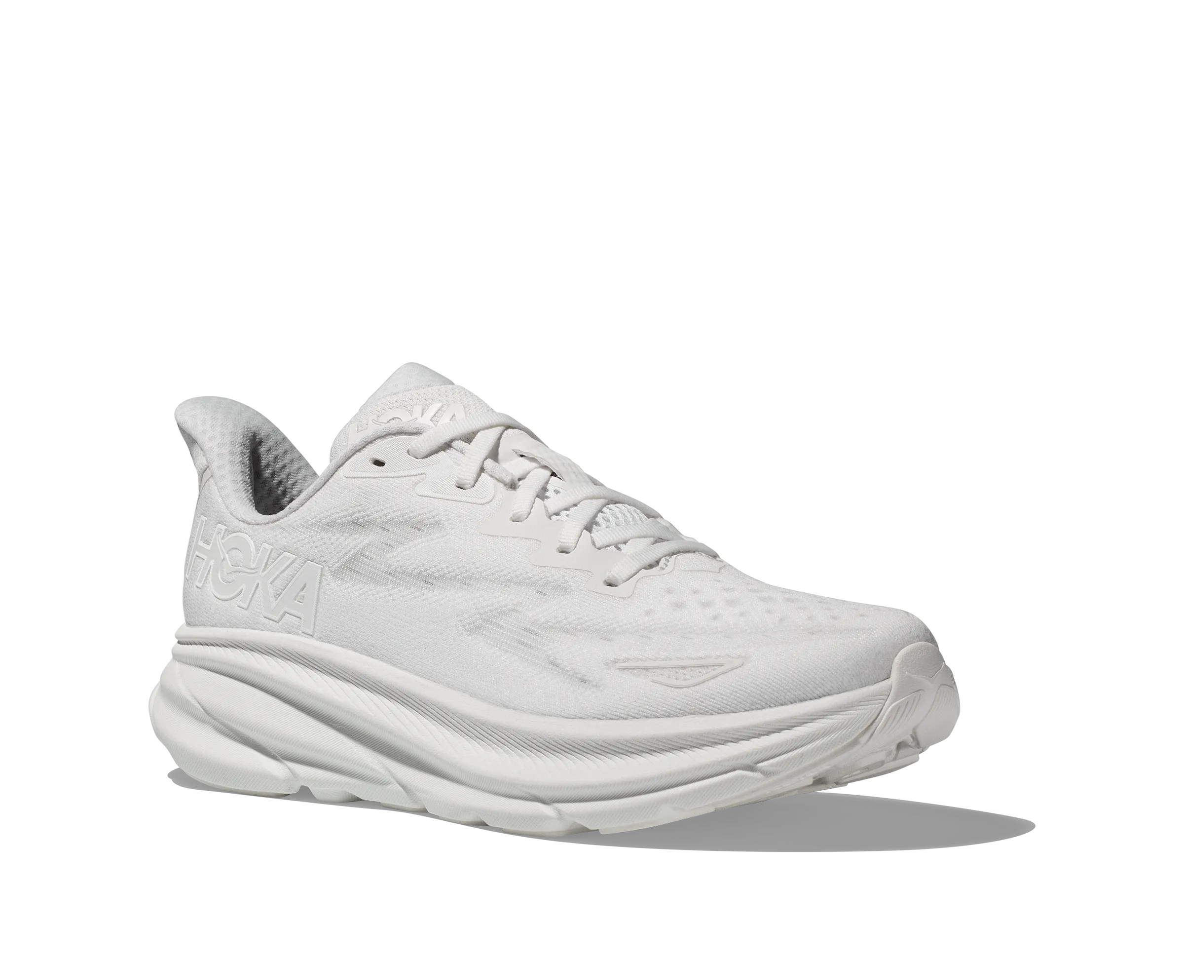 Women's Hoka Clifton 9 Color: White / White