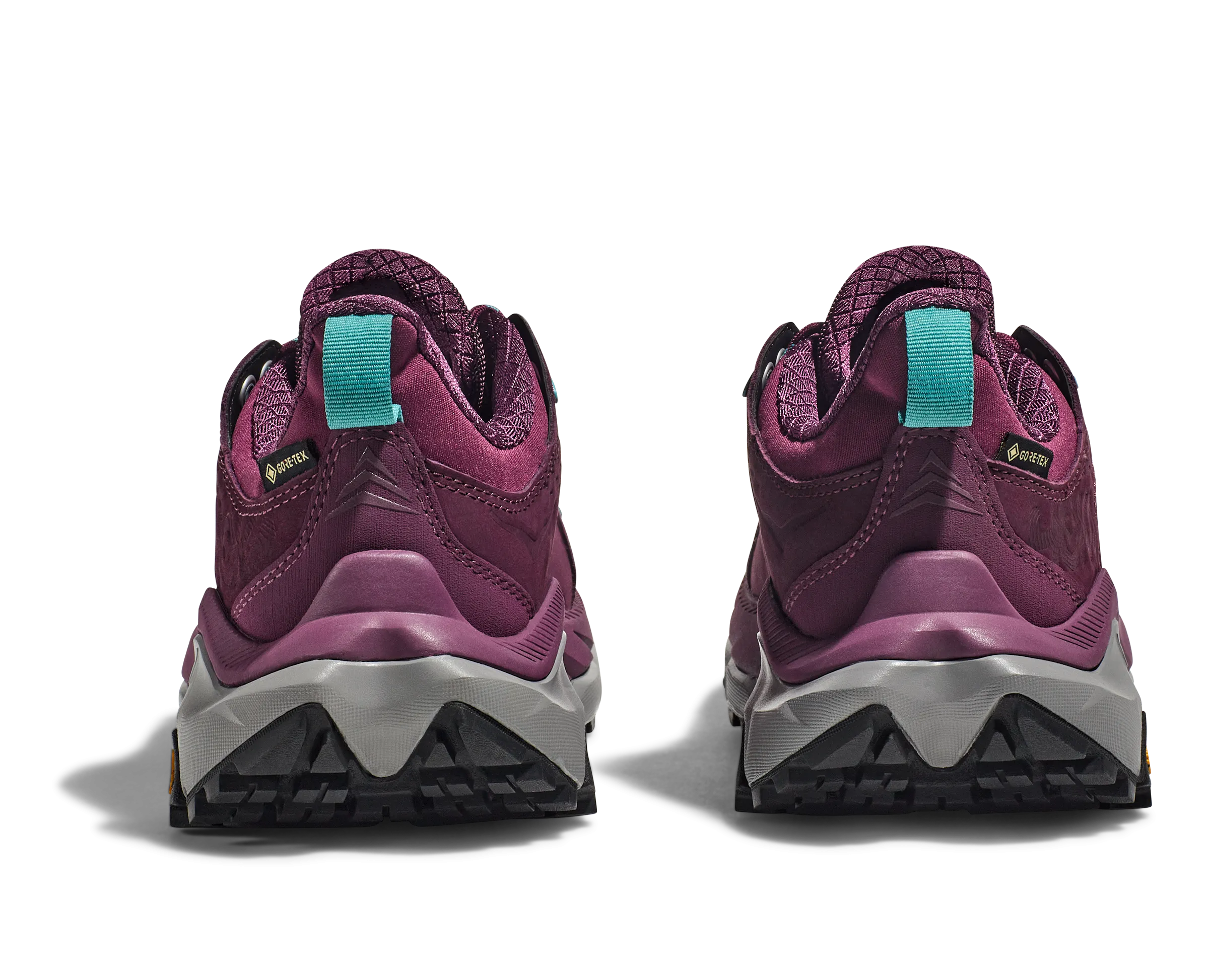 Women's Hoka Kaha 2 Low GTX Color: Grape Wine/Coastal  Shade