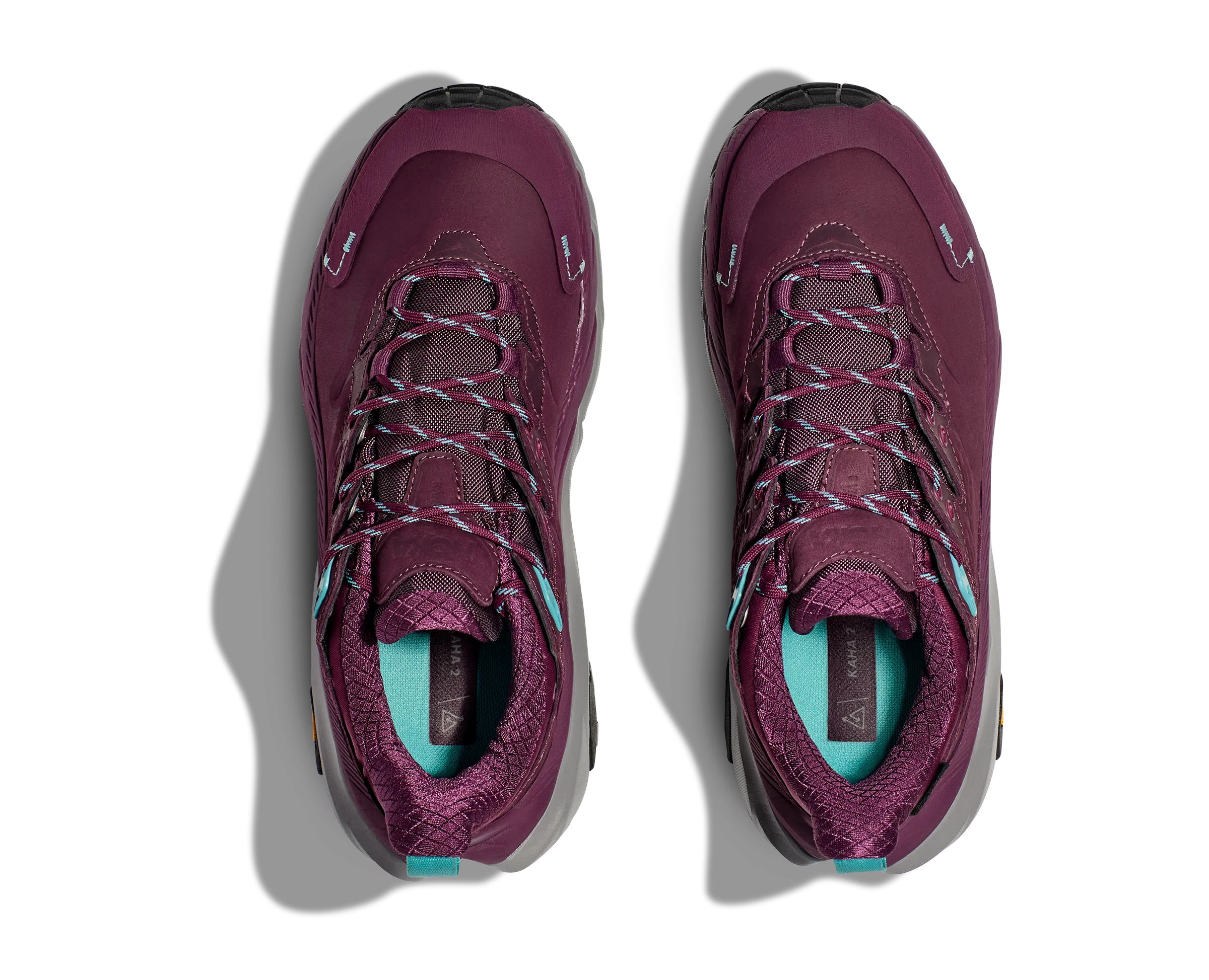 Women's Hoka Kaha 2 Low GTX Color: Grape Wine/Coastal  Shade