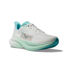 Women's Hoka Mach 6 Color: Frost / Rose Gold (WIDE WIDTH)